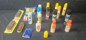 lot 185 image: Assorted Shoe Care and Cleaning Products Collection