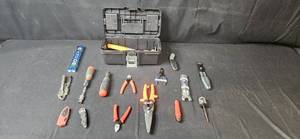 lot 196 image: Lot of Hand Tools with Tool Box