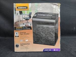 lot 220 image: Fellowes Powershred Shredmate Cross-Cut Paper Shredder