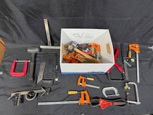 lot 228 image: Lot of Assorted Clamps and Hand Tools