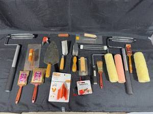 lot 245 image: Large Lot of Painting and Tiling Tools
