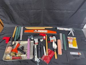 lot 246 image: Lot of Painting and Wallcovering Tools and Accessories