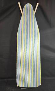 lot 262 image: Foldable Ironing Board with Striped Cover