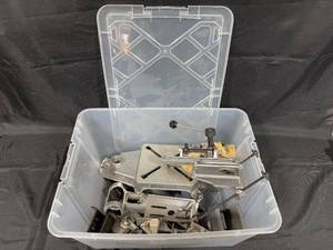 lot 298 image: Precision Metalwork Machine Tool Components in Storage Bin