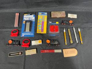 lot 304 image: Collection of Knife Sharpeners and Accessories with Diamond Stones