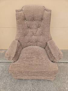 lot 318 image: Armchair with Tufted Design