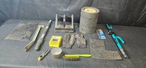 lot 365 image: Collection of Roofing Tools and Materials for Repair