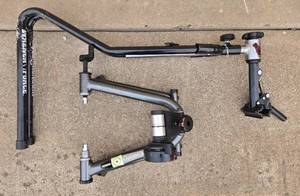 lot 372 image: CycleOps Bike Trainer and Wrench Force Bicycle Repair Stand