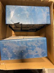 lot 408 image: Large Hardware Organizer with Assorted Fasteners (Shows Signs of Wear and Tear)