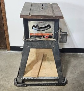 lot 281 image: Sears Craftsman 10 Motorized Table Saw