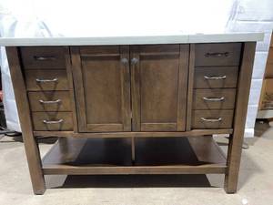 lot 1 image: Allen  Roth Kingscote Undermount Single Sink Bathroom Vanity