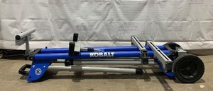 lot 214 image: Kobalt Adjustable Rolling Miter Saw Stand One Piece Broken