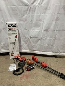 lot 215 image: SKIL 40V 14 Battery Trimmer