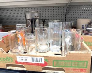 lot 549 image: Eclectic Collection of Glasses and Cups