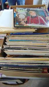 lot 9 image: Box of Various Records. Wayne Newton, Glen Campbell, Gary Lewis, Plus More