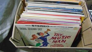 lot 20 image: Box of Various Records. Andy Williams, Lawrence Welk, Many Christmas ones, Plus More