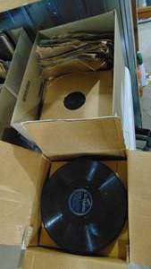 lot 34 image: 2 Boxes of Old 78 Records