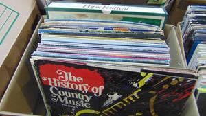 lot 67 image: Box of Various Records. My Fair Lady, Country, Folk, Peggy Lee, Plus More