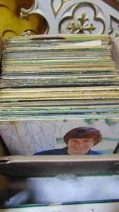lot 68 image: Box of Various Records. Bay City Rollers, Buck Owens, Johny Paycheck, Charley Pride, Plus More
