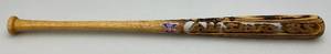 lot 21 image: 1985 All-Star Game Louisville Slugger Scroll Sawed Bat 34