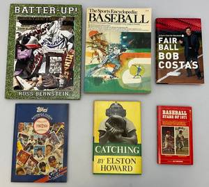 lot 41 image: Misc. Vintage Baseball  Books