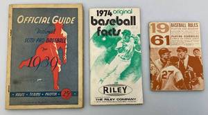 lot 43 image: Misc. 1960s - 70s Baseball Books