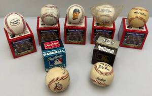 lot 52 image: Misc. Collectible Novelty Baseballs