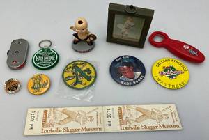 lot 61 image: Misc. Vintage Baseball Collectibles