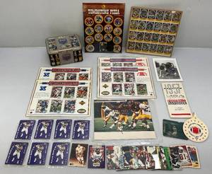 lot 81 image: Misc. Vintage Football Collectibles