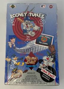 lot 83 image: Warner Brothers Upper Deck Comic Ball Cards Series #1 Factory Sealed Trading Cards Box