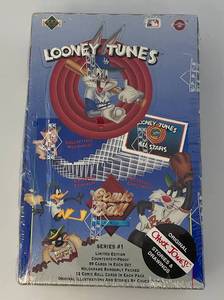 lot 94 image: Warner Brothers Upper Deck Comic Ball Cards Series #1 Factory Sealed Trading Cards Box