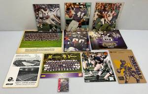 lot 97 image: Misc. Vintage MINNESOTA VIKINGS Collectibles Including 8 x 10 NFL Photos & More