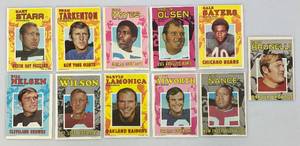 lot 102 image: 5 x 7 Misc. 1971 Vintage Topps Chewing Gum Company Mini Sports Posters Including Fran Turkenton And More