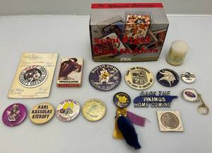 lot 107 image: Misc. MINNESOTA VIKINGS Collectibles & More