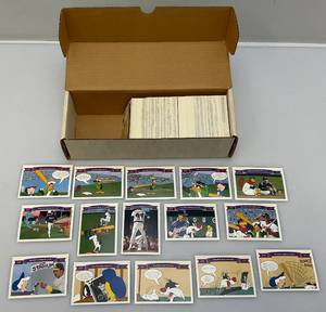 lot 111 image: Misc. Unsorted 1990 Upper Deck Series #1 (LOONEY TUNES) Thats All Folks Comic Ball Cards