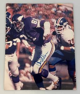 lot 127 image: Minnesota Vikings KARL ELLER Autographed 8 x 10 Photograph In Protective Sleeve