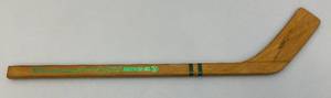 lot 133 image: Vintage Minnesota North Stars Miniature Hockey Stick