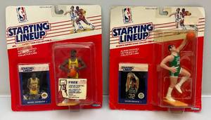 lot 160 image: 1988 Starting Lineup Kevin McHALE & 1988 Starting Lineup MAGIC JOHNSON Basketball Figures (New Old Stock)