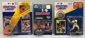 lot 165 image: 1990s Starting Lineup Baseball Figures Including Bo Jackson & More (New Old Stock)