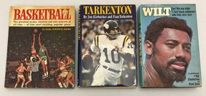 lot 184 image: Misc. Vintage Basketball & Football Books (Tarkenton Book Autographed By Tarkenton)