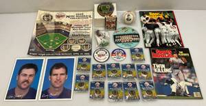 lot 197 image: Large Group Of Misc. Vintage Minnesota Twins Collectibles