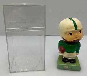 lot 205 image: Antique Nodder Bobble Head Football Player With Protective Case