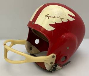 lot 208 image: Vintage Kent Model No. 4109 Raymond Berry Football Helmet Size MED