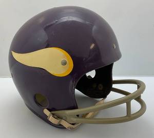 lot 210 image: Vintage Rawlings Vikings Football Helmet HNFL-N Large