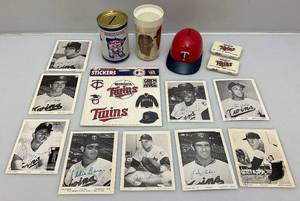 lot 218 image: Misc. Vintage Twins Collectibles &  More