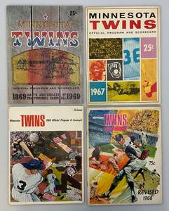 lot 234 image: 1960s Collectible Minnesota Twins Official Programs & Yearbooks