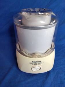 lot 234 image: Cuisinart Automatic Frozen Yogurt Ice Cream & Sorbet Maker, White