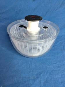 lot 235 image: OXO Good Grips Large Salad Spinner - 6.22 Qt., White