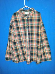 lot 193 image: Mens Duluth Trading Flannel Shirt - Size 2XL - Multi Colored - Relaxed Fit