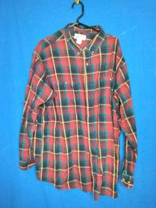 lot 188 image: Mens Duluth Trading Flannel Shirt - Size 2XL - Multi Colored - Relaxed Fit